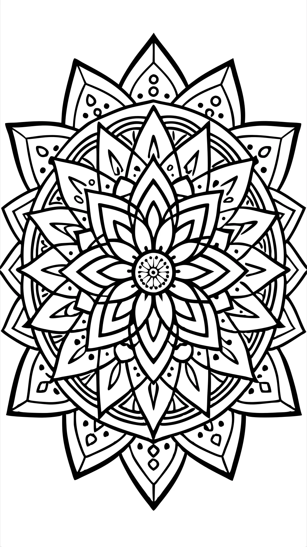 coloriages adultes mandala